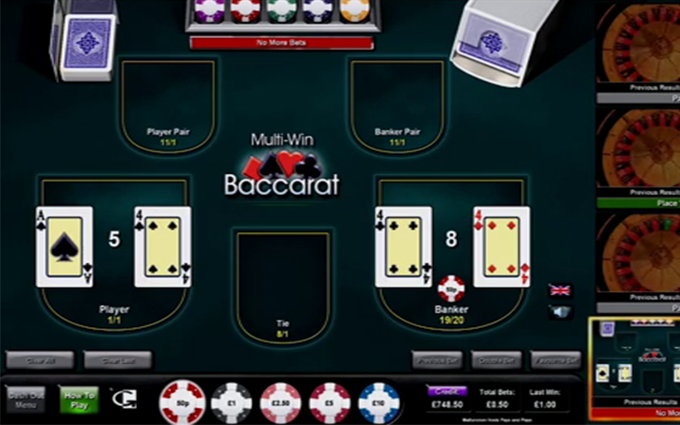 Electronic Baccarat